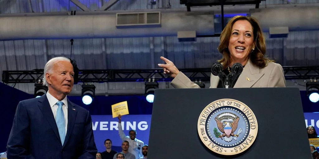 Kamala Harris está en el punto de mira por la nominación demócrata